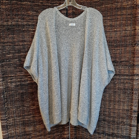 Community Sweater XXS Gray Ionic Cape Cardigan Oversized Minimalist Aritzia Soft - Picture 1 of 6